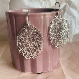 Gold & Silver muy Grande Hoops Balls Pin Earrings